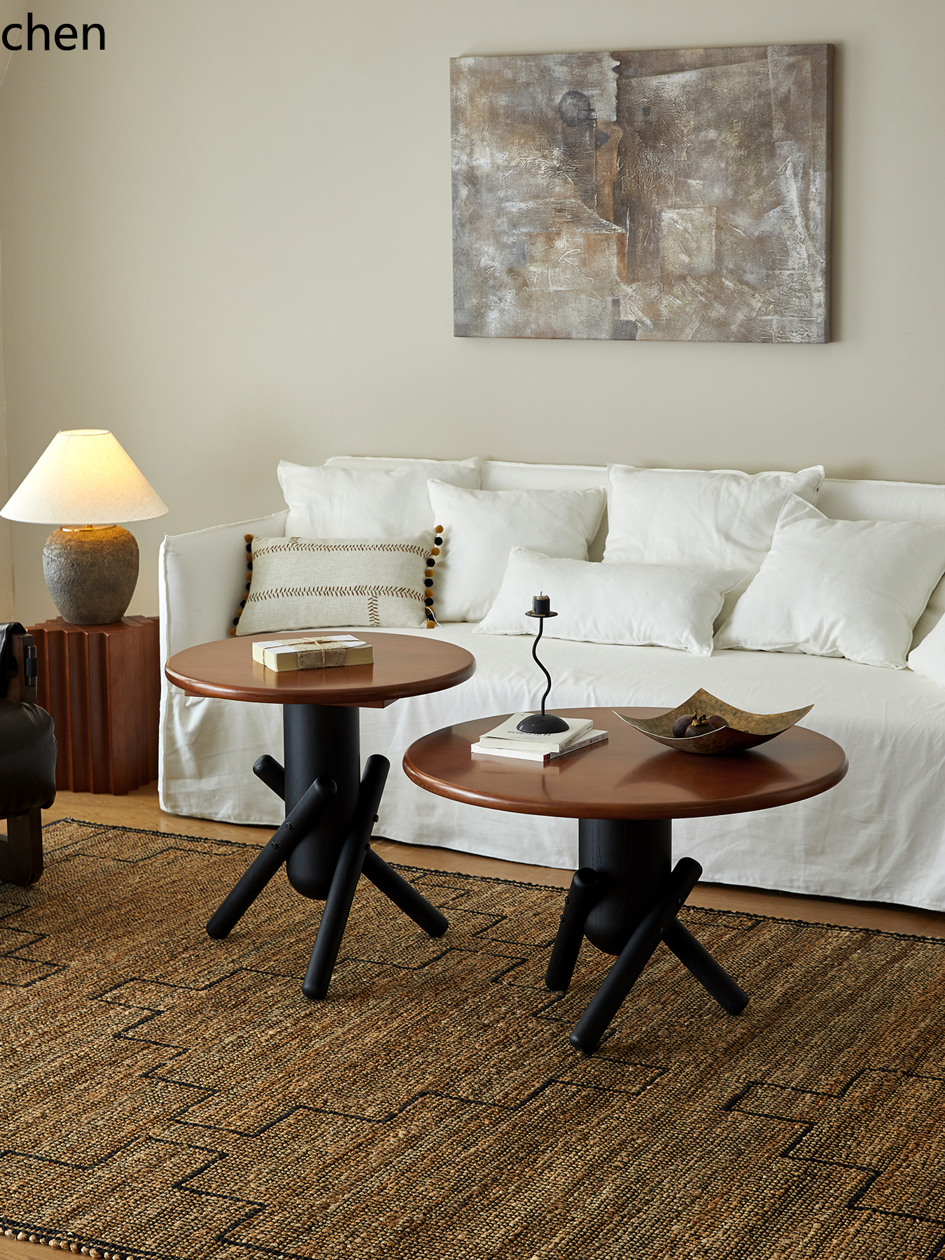 solid wood coffee table living - Home Office Login reseña y precio