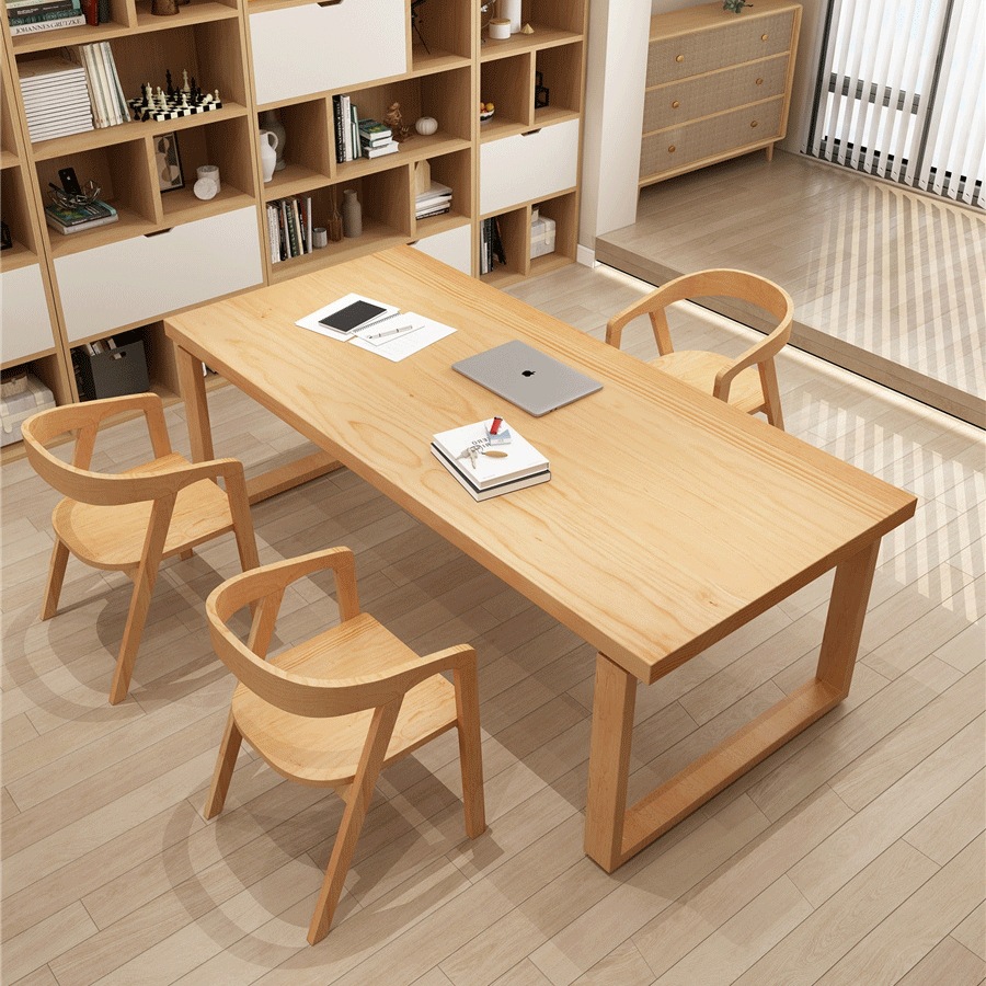 All solid wood office computer - Home Office Login reseña y precio