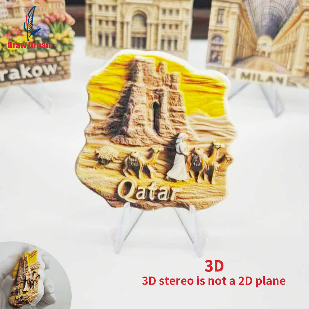 1Pc Qatar Refrigerator Magnet  - Home Office Qatar Travel reseña y precio